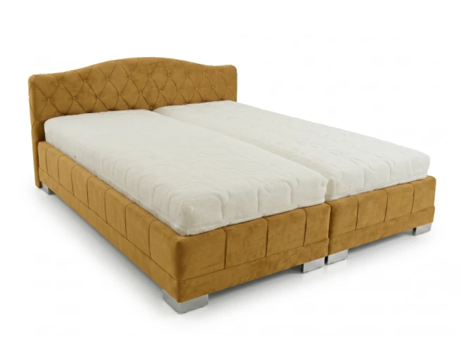 Čalouněná postel Amelie 200x200 vysoká 45 cm - výběr barev