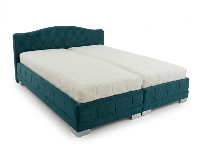 Čalouněná postel Amelie 210x220 vysoká 45 cm - výběr barev