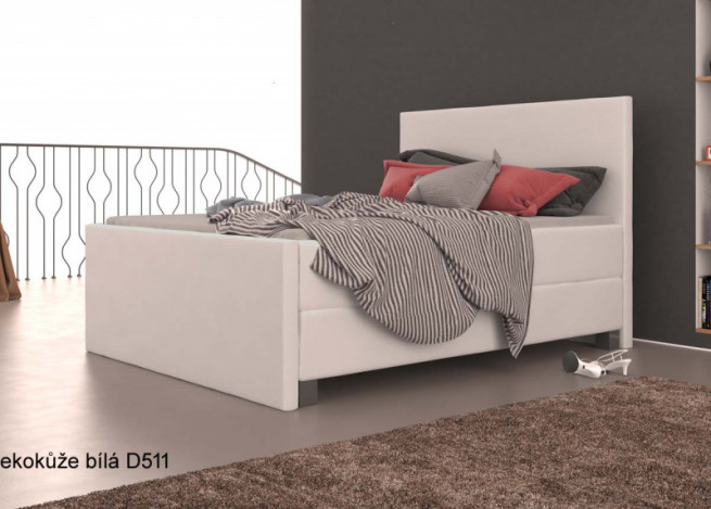 Postel boxspring Matyas 240x200 s úložným prostorem - výběr barev