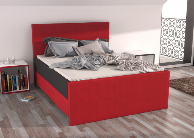 Postel boxspring Matyas 210x220 s úložným prostorem - výběr barev