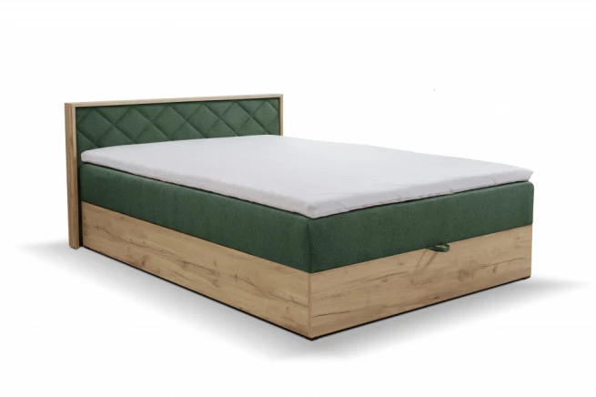 Postel boxspring Palermo 140x220 cm s úložným prostorem