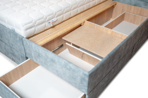 Postel s vestavěnou uzamykatelnou schránkou +1 990 Kč