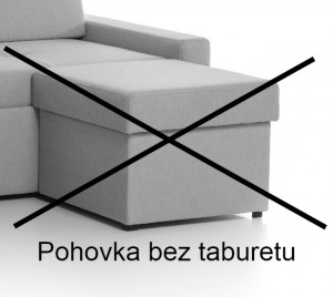 Pohovka Delta bez taburetu -2 190 Kč