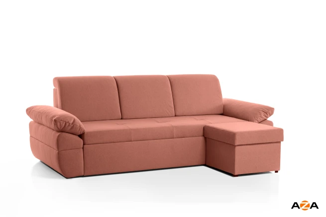 Rohová rozkládací pohovka na každodenní spaní 160x200 Lux 7