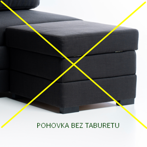 Pohovka Flora bez taburetu -2 490 Kč