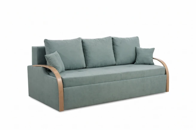 Rozkládací pohovka na každodenní spaní 160x200 Wood 8