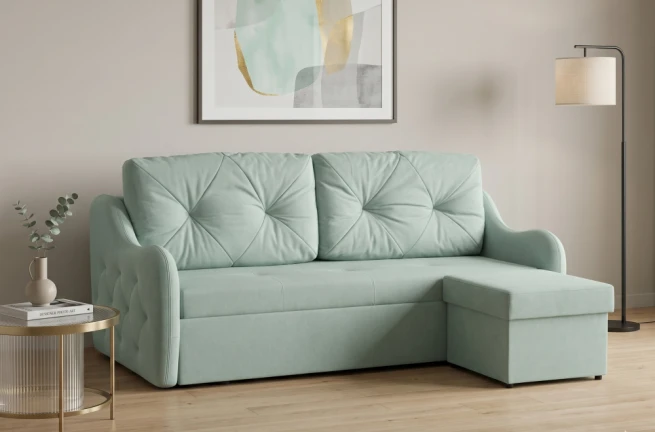 Rohová rozkládací pohovka na každodenní spaní 160x200 Prima…