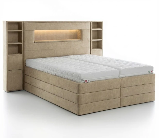 Luxusní čalouněná postel Polar plus 140x220 cm