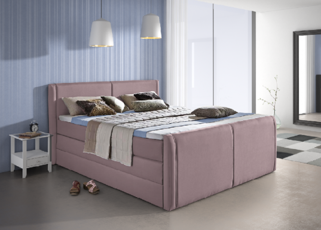 Postel boxspring Porto 190x220 s úložným prostorem - výběr barev