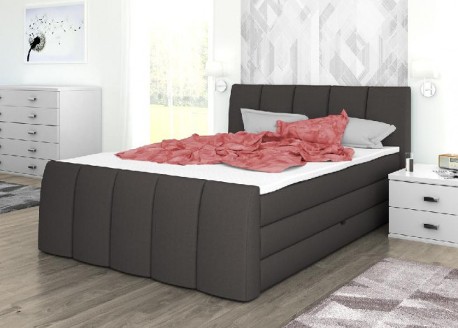 Postel boxspring London 150x200 s úložným prostorem - výběr barev