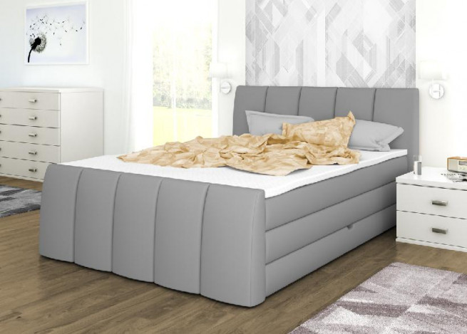 Postel boxspring London 260x220 s úložným prostorem - výběr barev