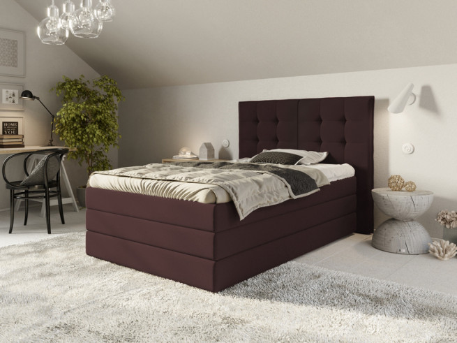 Postel boxspring Stela 120x220 s úložným prostorem - výběr barev