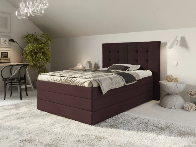 Postel boxspring Stela 120x220 s úložným prostorem - výběr barev
