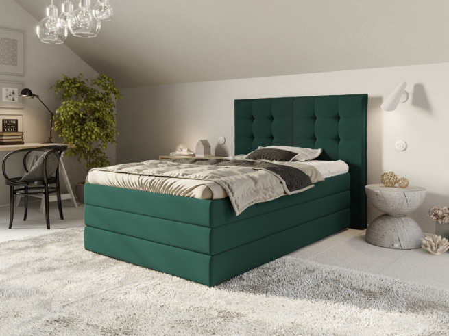 Postel boxspring Stela 140x220 s úložným prostorem - výběr barev