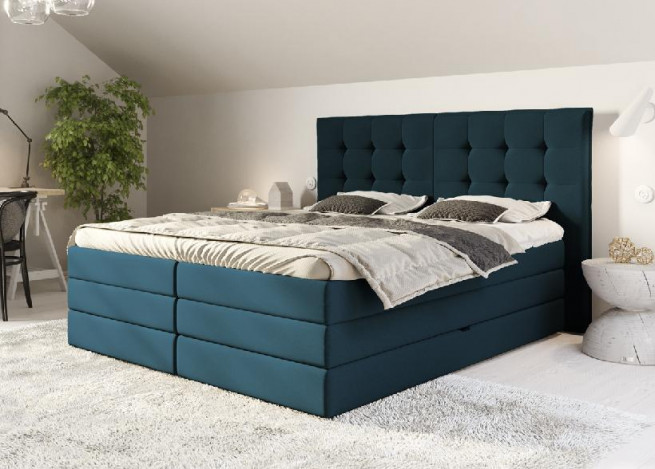 Postel boxspring Stela 170x220 s úložným prostorem - výběr barev