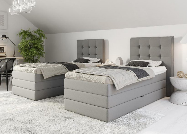 Postel boxspring Stela 90x200 s úložným prostorem - výběr barev