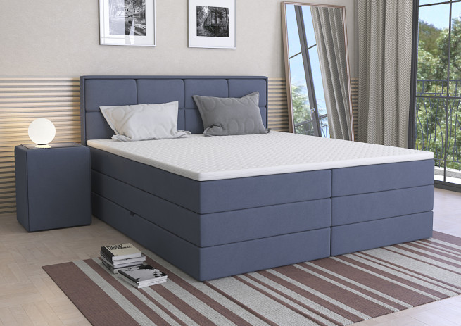 Postel boxspring Samara 220x200 s úložným prostorem - výběr barev