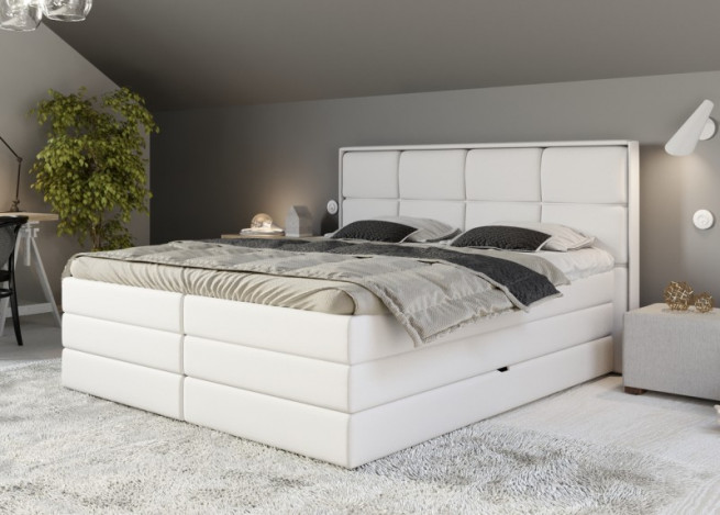 Postel boxspring Samara 200x220 s úložným prostorem - výběr barev