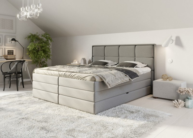 Postel boxspring Samara 150x200 s úložným prostorem - výběr barev