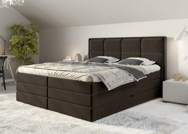 Postel boxspring Samara 170x220 s úložným prostorem - výběr barev