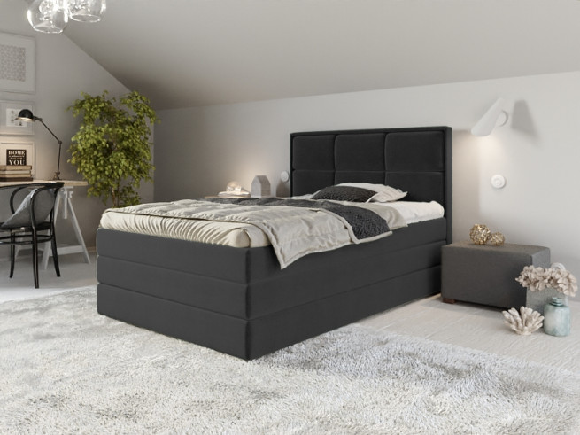 Postel boxspring Samara 120x220 s úložným prostorem - výběr barev