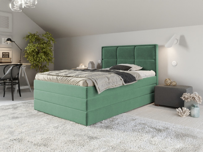 Postel boxspring Samara 110x200 s úložným prostorem - výběr barev