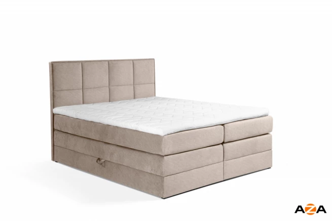 Postel boxspring Samara 210x220 s úložným prostorem - výběr barev