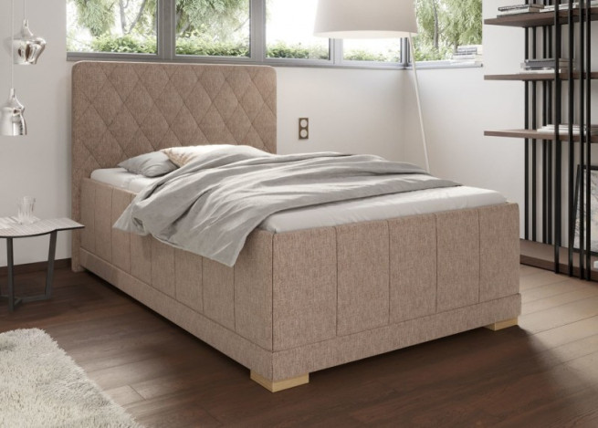 Čalouněná postel Verona 140x220 vysoká 55 cm