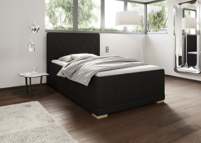 Čalouněná postel Verona 130x220 vysoká 55 cm
