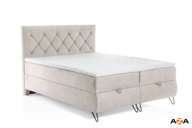 Postel boxspring Salvador 220x220 cm - výběr barev