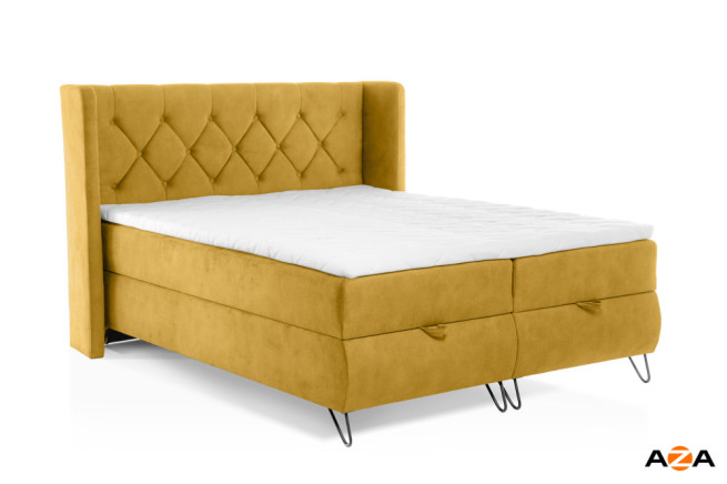 Postel boxspring Salvador 1 200x200 cm - výběr barev