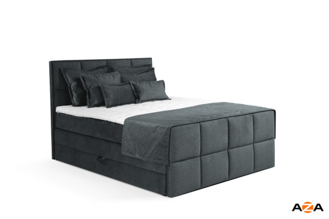 Postel boxspring Samara 2 160x220 s úložným prostorem - výběr barev