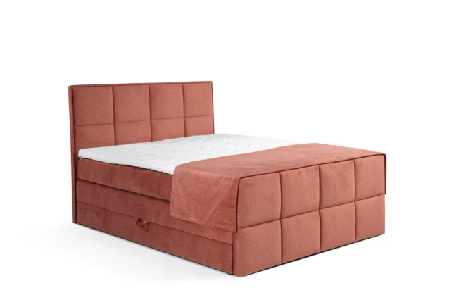 Postel boxspring Samara 2 160x200 s úložným prostorem - výběr barev