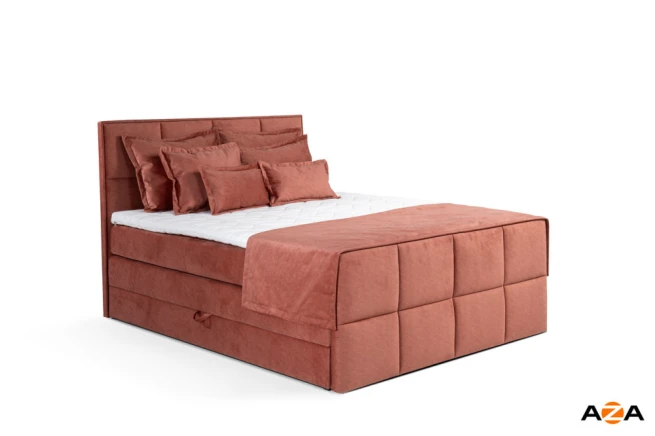 Postel boxspring Samara 2 140x200 s úložným prostorem - výběr barev