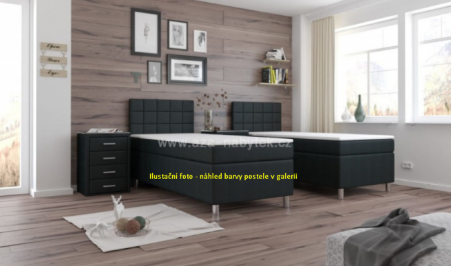 Postel boxspring Hard box 90x200 Inari 96 - výška spaní 67 cm