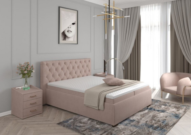 Postel boxspring Soul Megakomfort 180x200 s úložným prostorem výběr barev