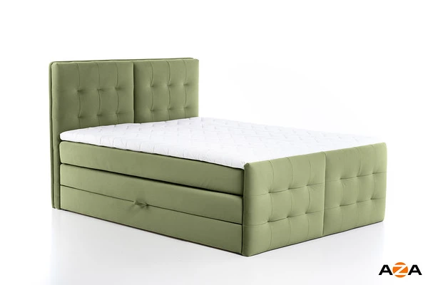 Postel boxspring Stela 2 280x200 s úložným prostorem - výběr barev