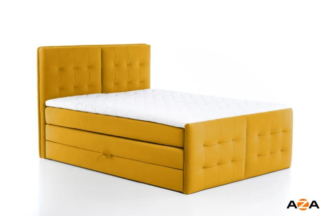 Postel boxspring Stela 2 200x200 s úložným prostorem - výběr barev