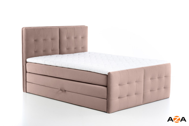 Postel boxspring Stela 2 160x220 s úložným prostorem - výběr barev
