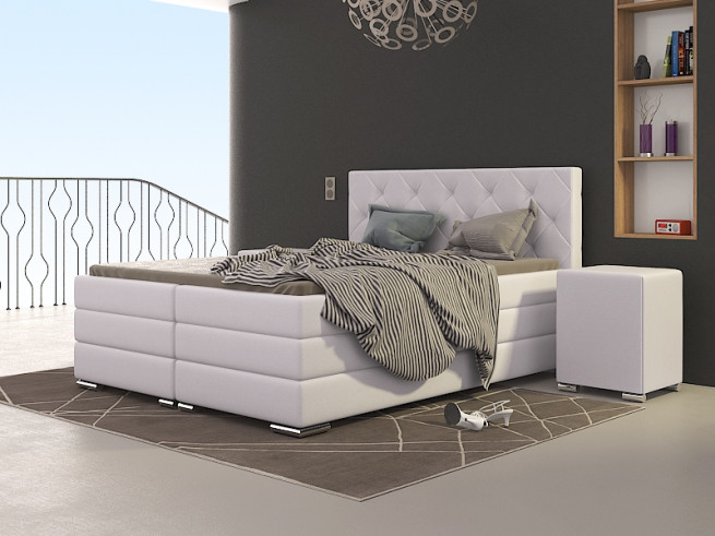 Postel boxspring Texas 170x220 s úložným prostorem - výběr barev