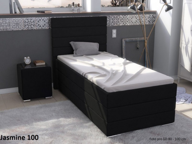 Vysoká postel Torino 100x220 cm 1500 barev