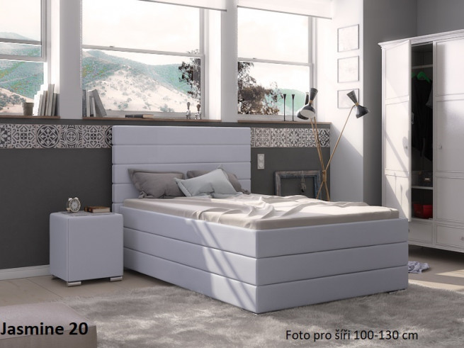 Vysoká postel Torino 130x200 cm 1500 barev
