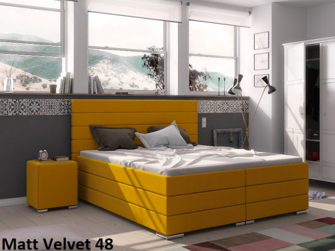 Vysoká postel Torino 130x220 cm - výběr barev