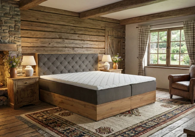 Postel boxspring Vegas 150x220 cm s úložným prostorem