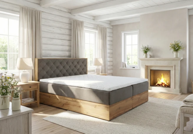 Postel boxspring Vegas 180x200 cm s úložným prostorem