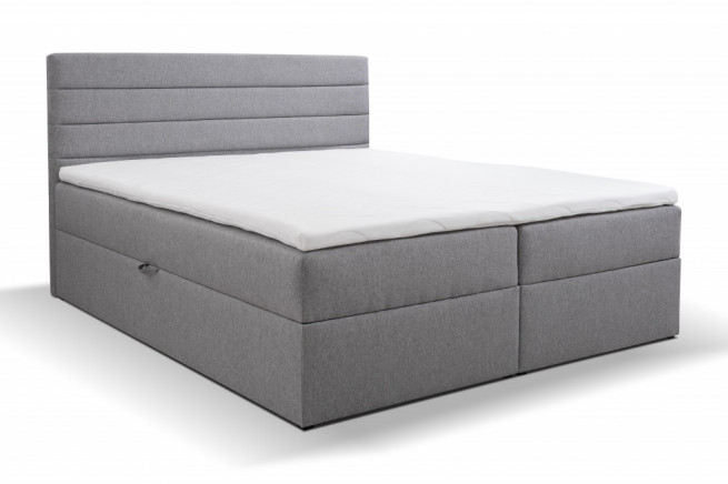 Postel boxspring Vera 250x220 s úložným prostorem - výběr barev