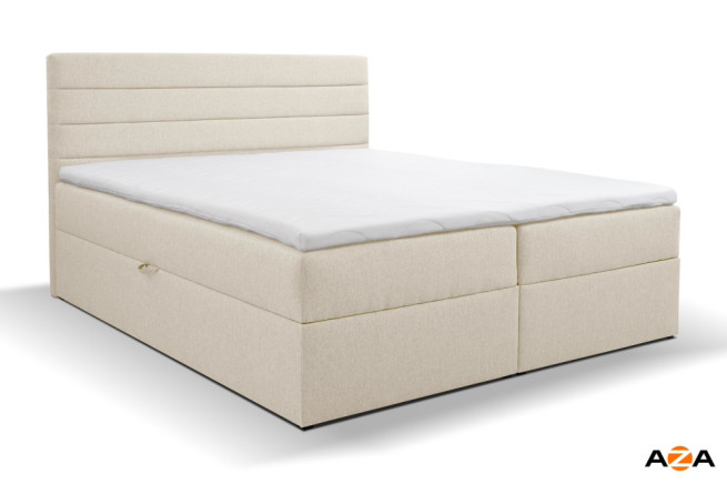 Postel boxspring Vera 140x200 s úložným prostorem - výběr barev