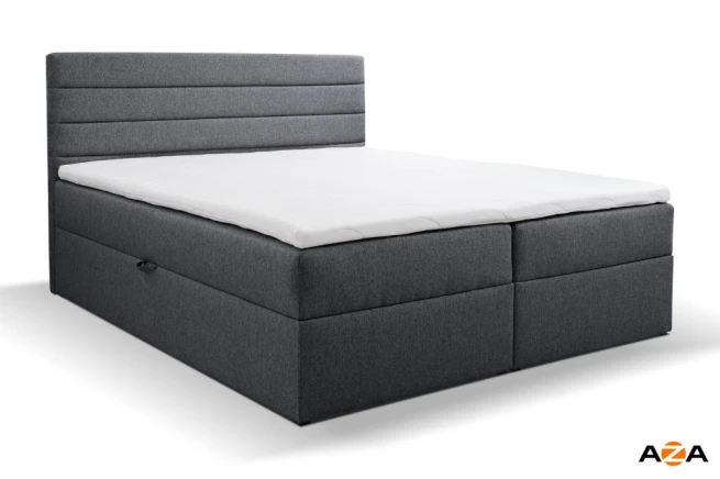 Postel boxspring Vera 300x200 s úložným prostorem - výběr barev