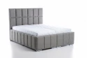 Čalouněná postel Vanesa 160x220 cm vysoká 72 cm - světlešedá