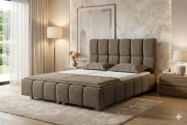 Čalouněné postele Zeus